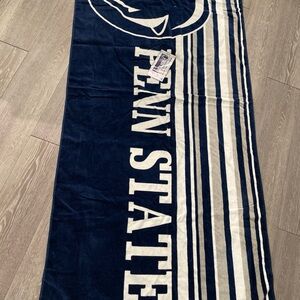 Penn State Blue and White Beach Towel